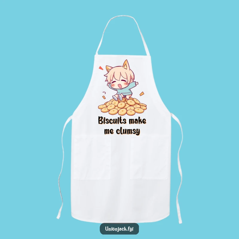 Funny Biscuit Cook Apron: Hilarious Character Chef Wear for Kitchen Laughs
