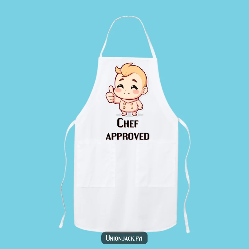 Funny Thumbs Up Grin Apron - Cook with Confidence & Charm!