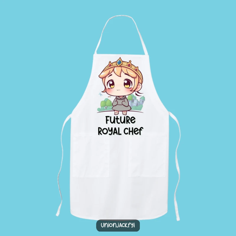 Funny Castle Cook Apron: Character Wear for Dreamy Kitchen Adventures