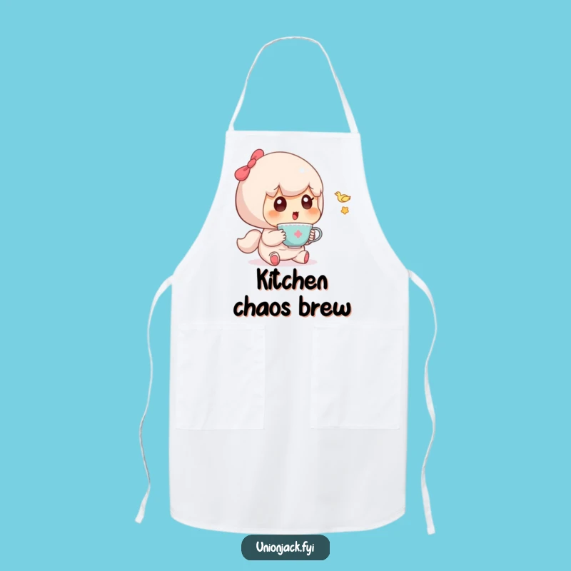 Funny Character Teacup Surprise Apron: Cook with a Smile