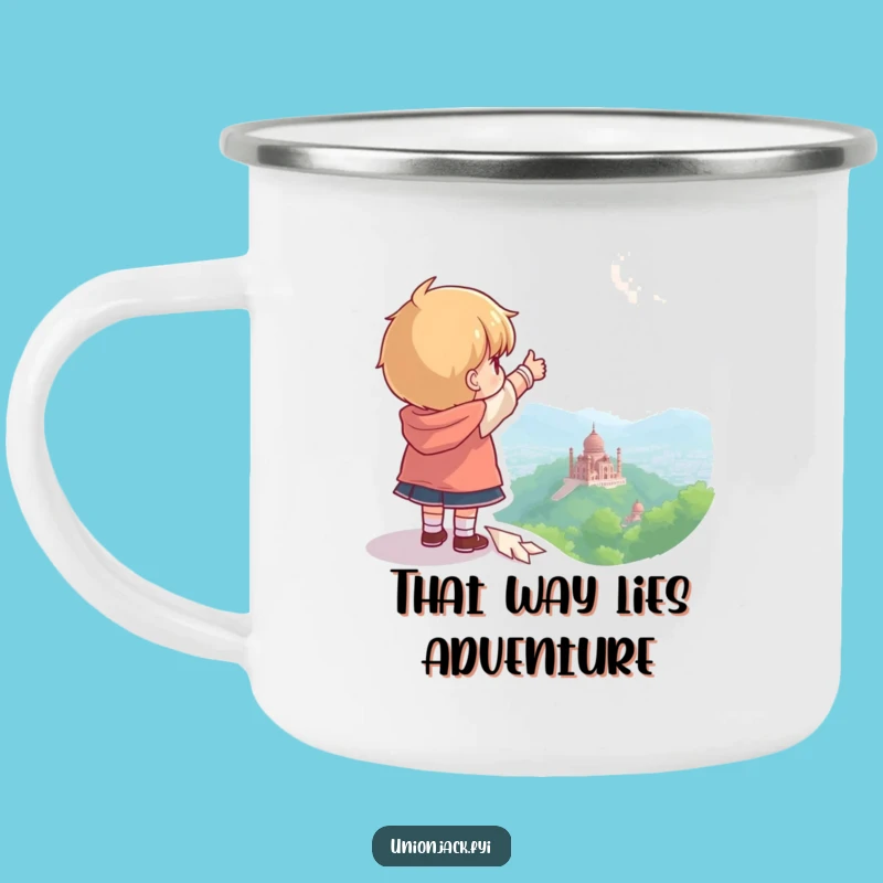 Funny Explorer Camping Mug: Sturdy Adventurous Design, The Perfect Funny Gift for Outdoor Trails!