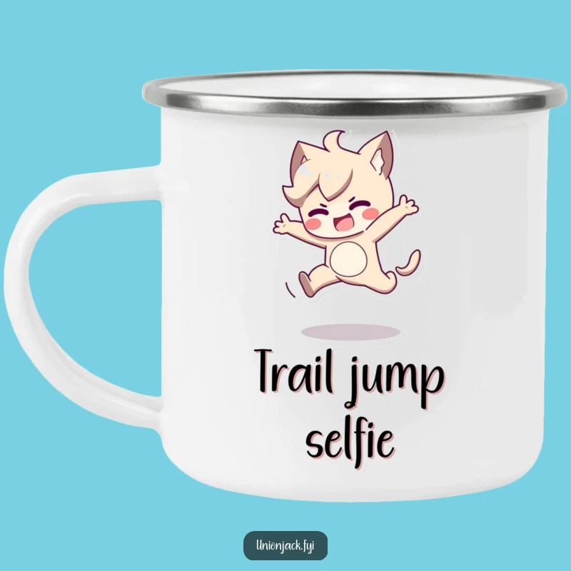 Funny Determined Jumper Camping Mug - Adventure Energy