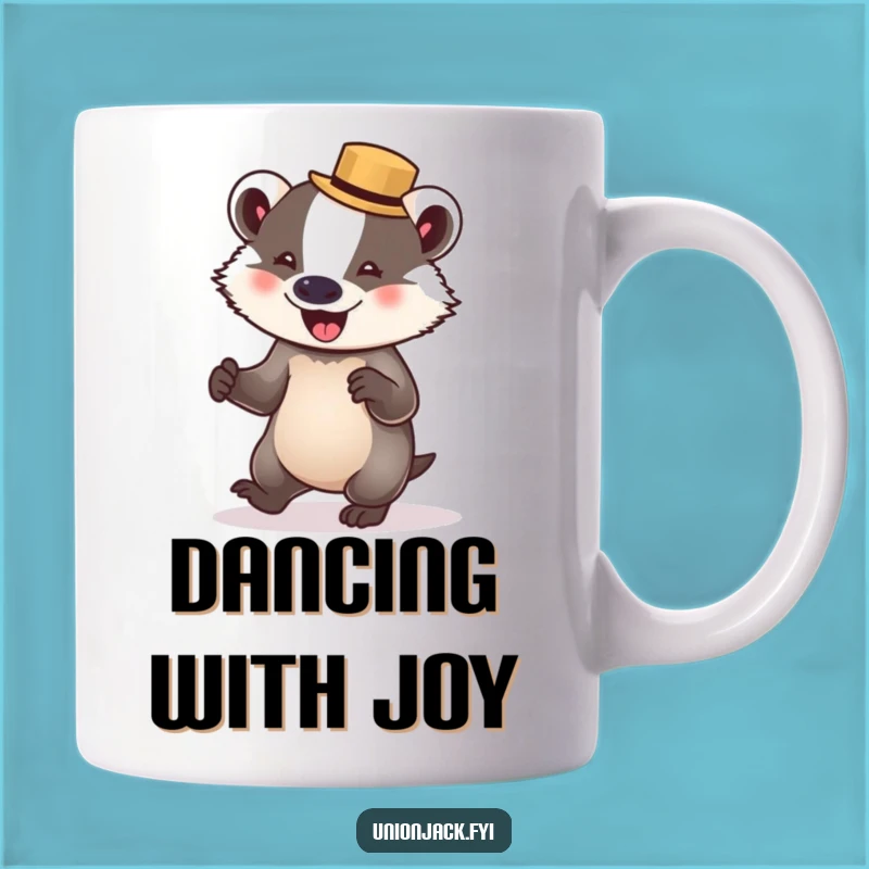 Funny Badger Waltz Mug - Delightful Dancing & A Perfect Gift!