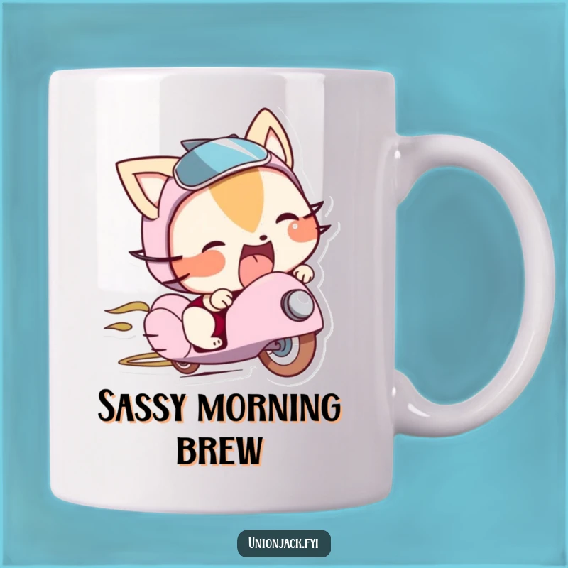 Funny Cheeky Hat Mug: Playful Character Tongue Out Gift for Mirthful Mornings