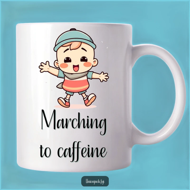 Funny Silly March Character Mug: March to Your Own Beat Gift