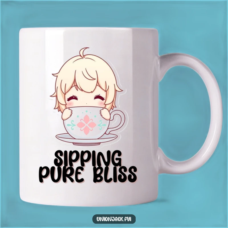 Funny Relax Mug: Content Character Design, A Perfect Funny Gift for Tea Lovers!