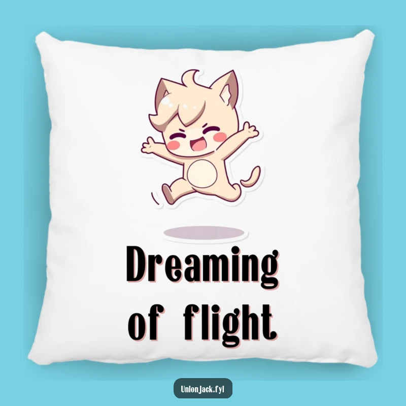 Funny Determined Jumper Pillow - Cozy & Energetic Accent