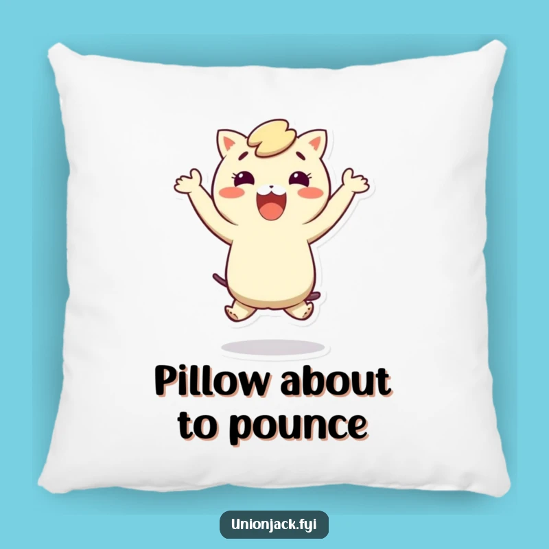 Funny Hop Pillow: Soft Character Design, A Comfy Funny Gift for Cozy Moments!