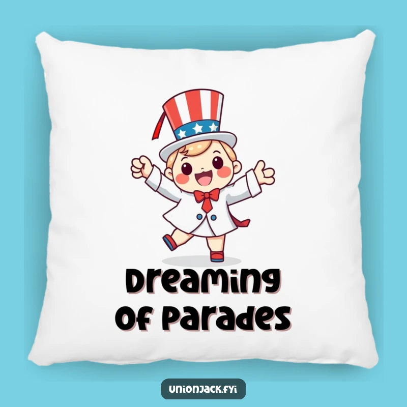 Funny Patriotic Jig Pillow: Cozy Dance Comfort for Festive Spaces