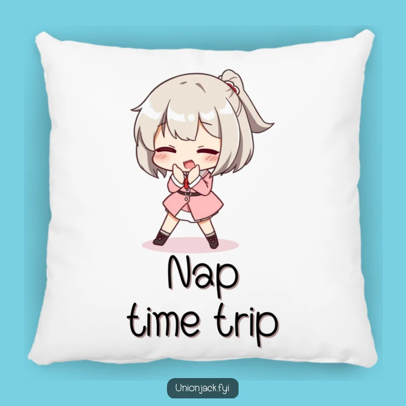 Funny Posh Trip Pillow: Cozy Elegance with a Comedic Fall - Funny Gift