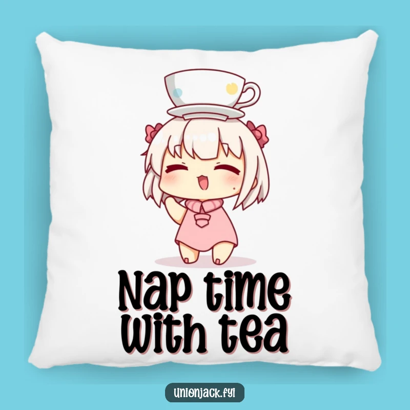 Funny Teacup Balance Pillow - Cozy Comfort with a Funny Twist