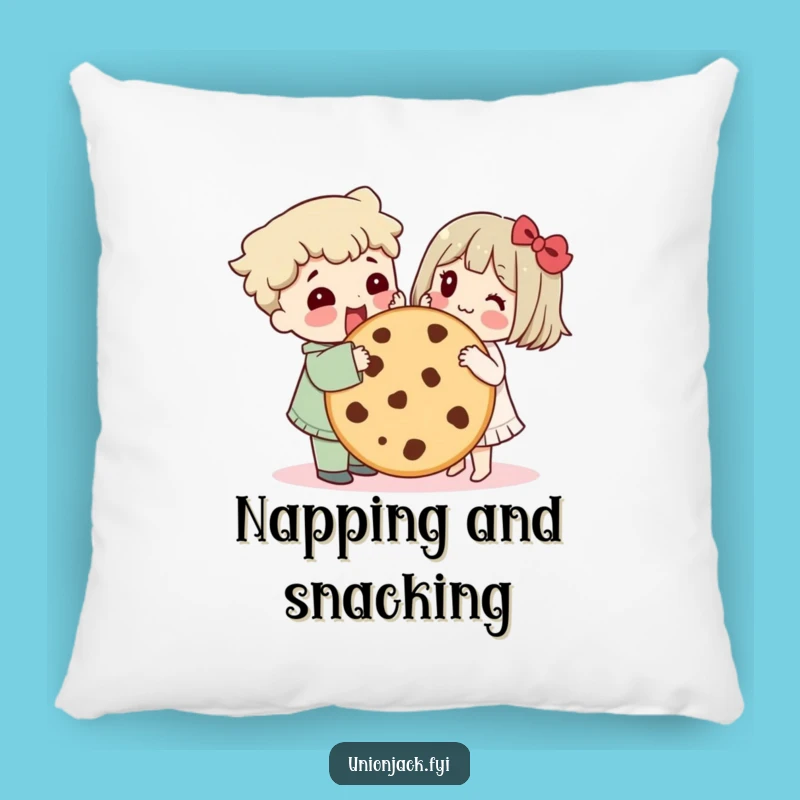 Funny Cookie Friend Pillow: Cozy Up with Hilarious Sharing Duo Comfort