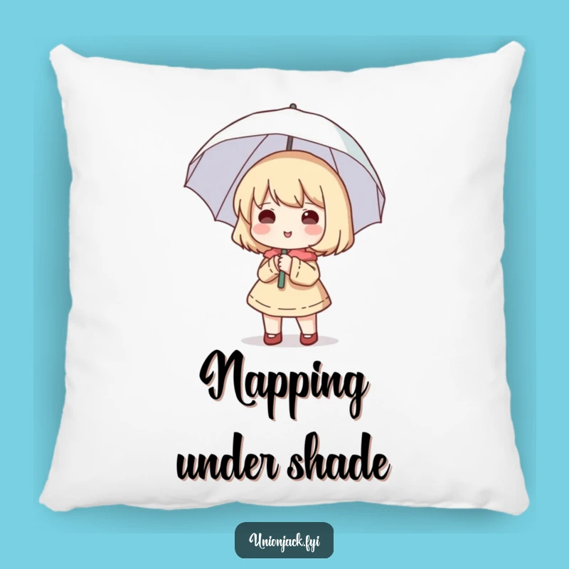 Funny Character Happy Brolly Pillow: Comfort with Cheerful Charm