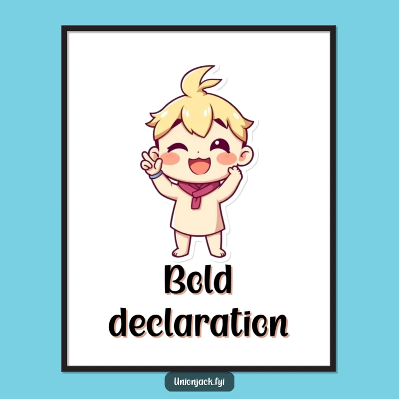 Funny Announcement Digital Art: Instant Proud Gesture Decor Download