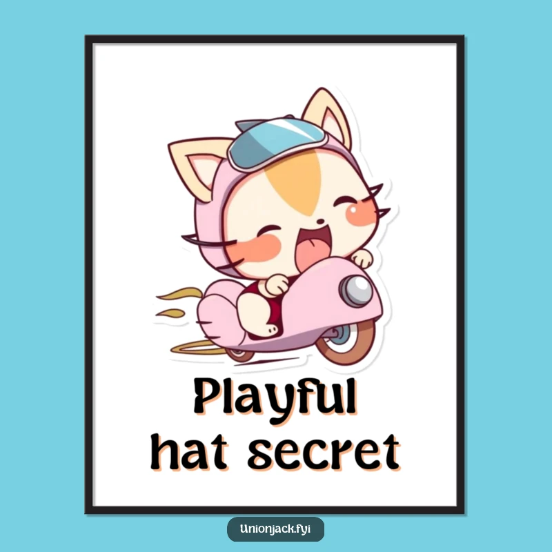 Funny Cheeky Character Digital Art: Playful Print for Mischievous Wall Decor