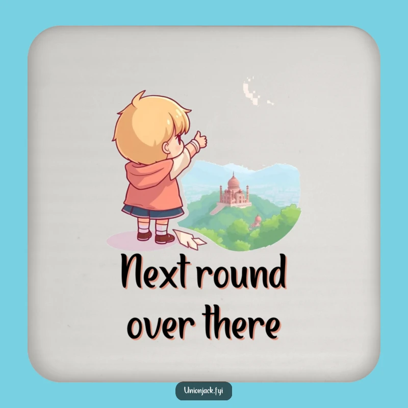 Funny Explorer Coasters: Set of 4 Adventurous Designs, A Fun Funny Gift for Wanderlust Tables!