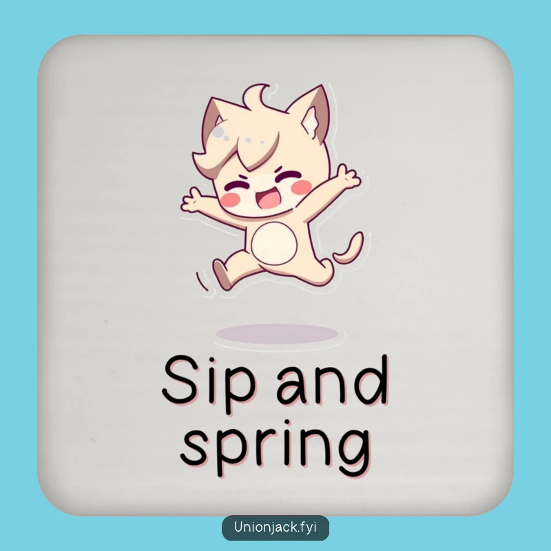 Funny Determined Jumper Coaster - Protect Surfaces with Drive