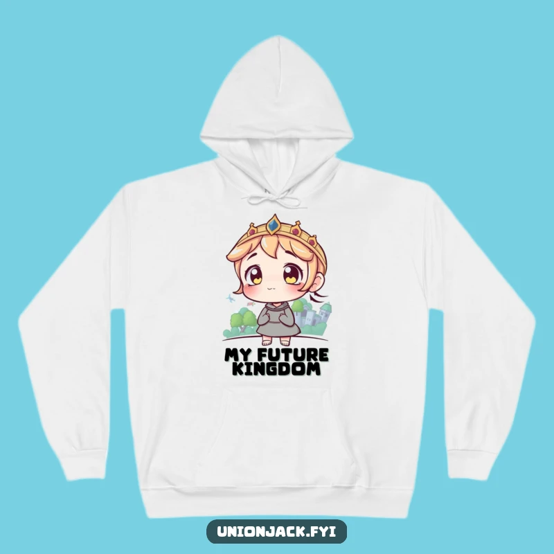 Funny Castle Vision Hoodie: Cozy Character Wear for Dreamy, Ambitious Comfort