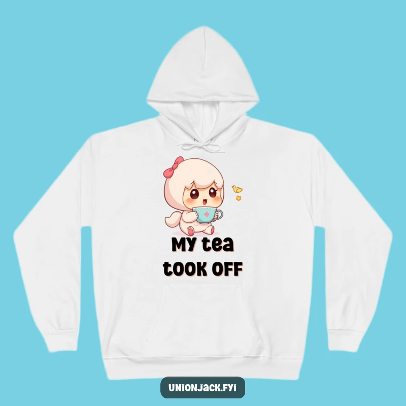 Funny Character Teacup Surprise Hoodie: Cozy Up with Whimsy