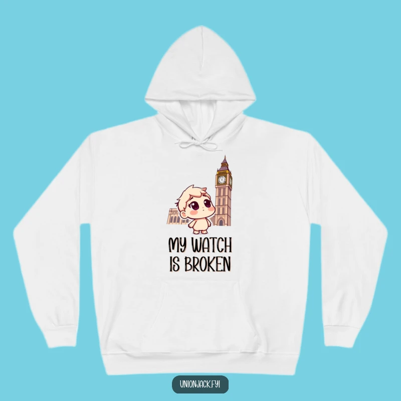 Funny Curious Big Ben Hoodie: Cozy & Hilarious London Adventure Gear Gift