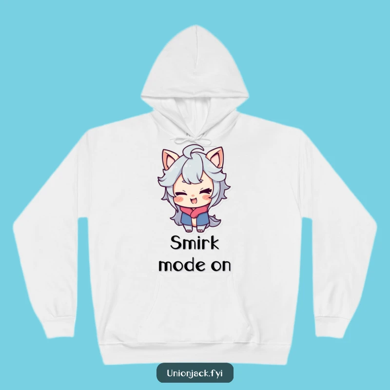 Cozy Funny Cheeky Wink Hoodie: Warm Up with Playful Mischief