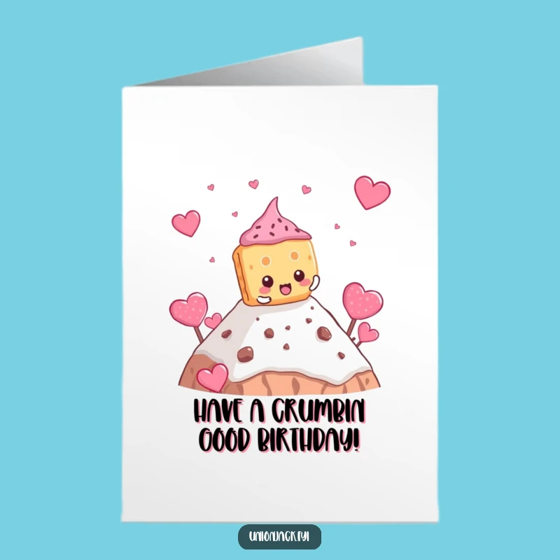 Free Printable Birthday Card: Biscuit Climbs Teacake Mountain - Funny Downloadable Gift