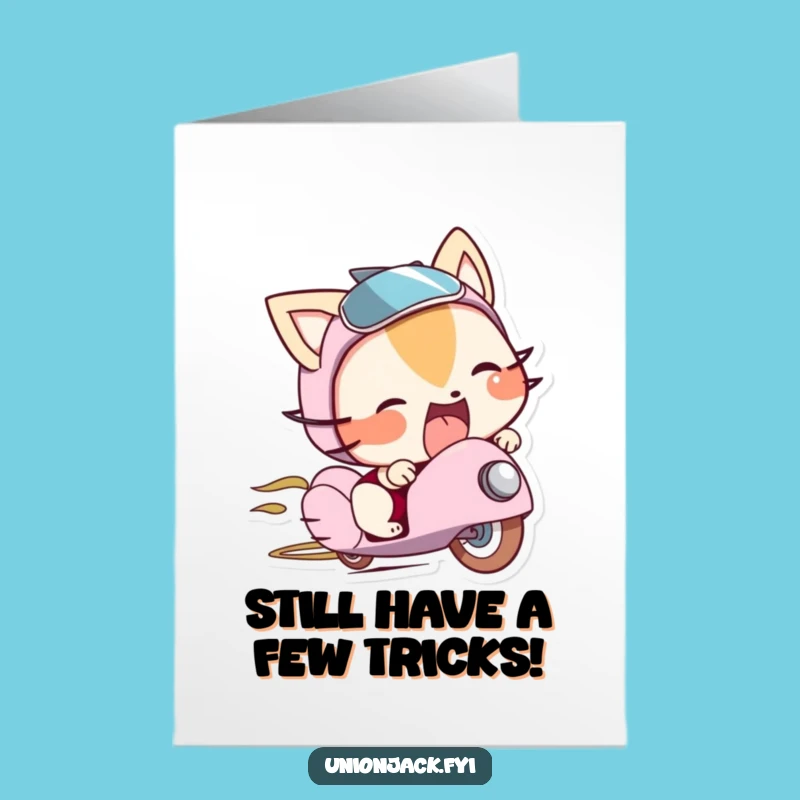 Free Printable Birthday Card: Cheeky Tongue Out Character for Fun