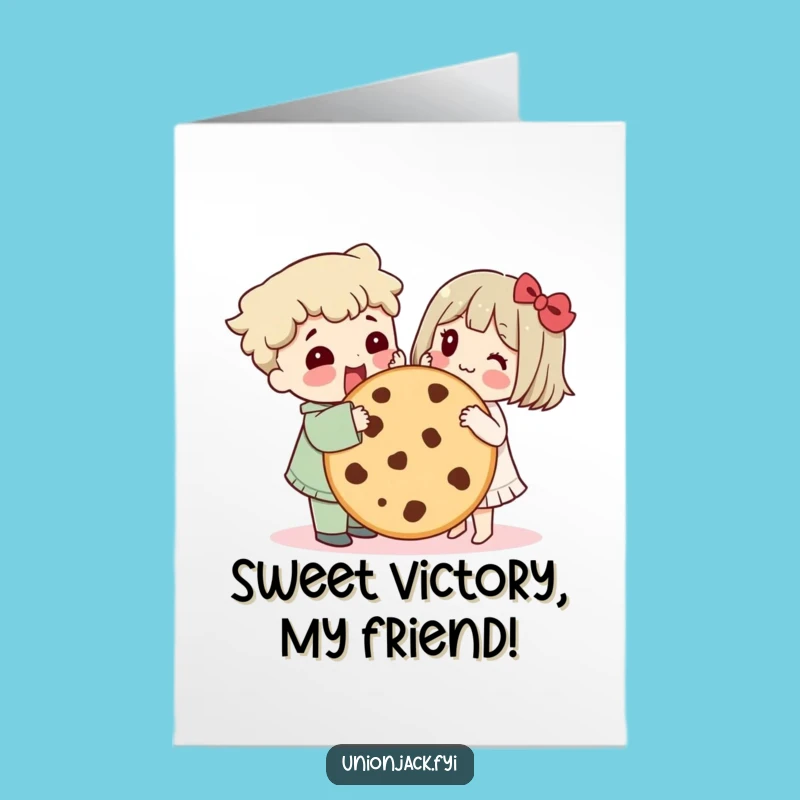 Free Printable Congrats Card: Giant Cookie Celebration