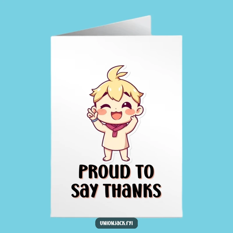 Free Printable Thank You Card: Grateful Announcement Funny Thanks Downloadable Gift