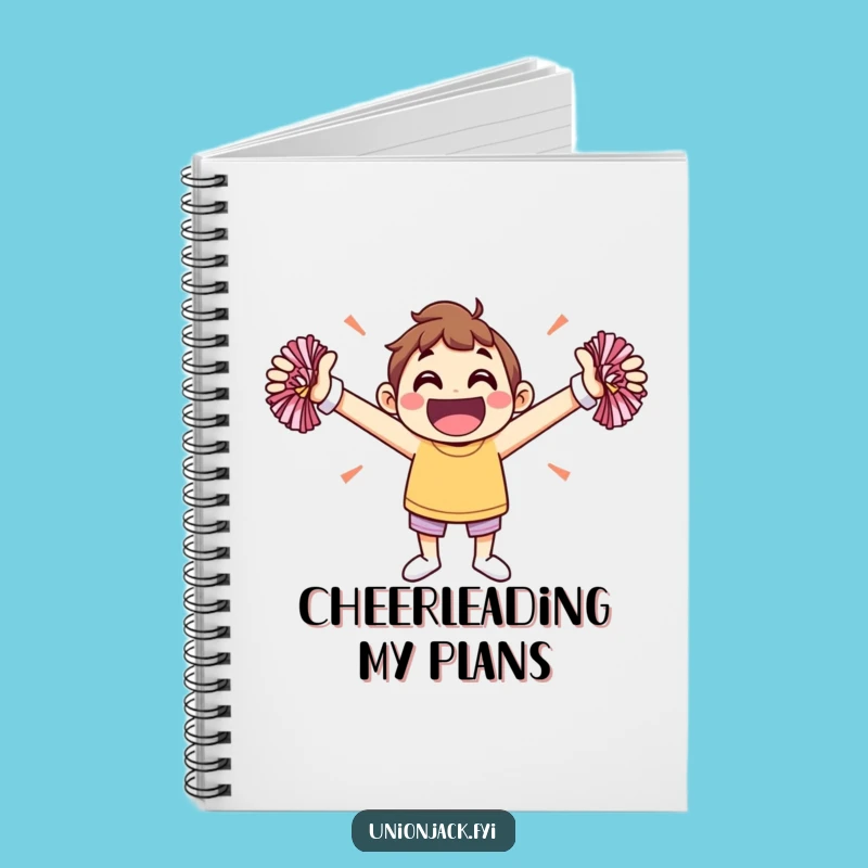 Funny Jovial Cheerleader Notebook: Hilarious Journal for Your Best Ideas Gift