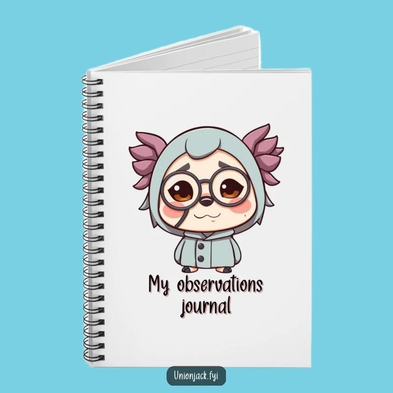 Funny Monocle Face Notebook - Jot Down Witty Ideas
