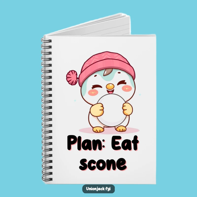 Funny Winking Scone Notebook: Hilarious Journal for Your Sweetest Thoughts Gift