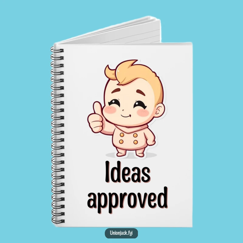 Funny Thumbs Up Grin Notebook - Jot Down Your Awesome Ideas!