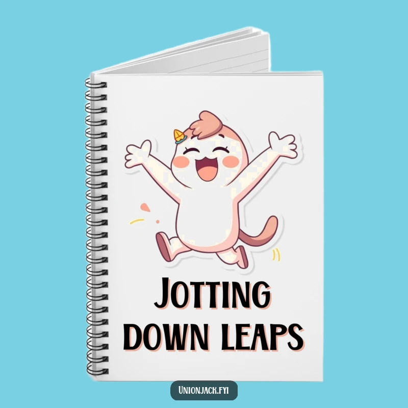 Funny Notebook: Character Leap Cover, Ideal Funny Gift for Creative Ideas
