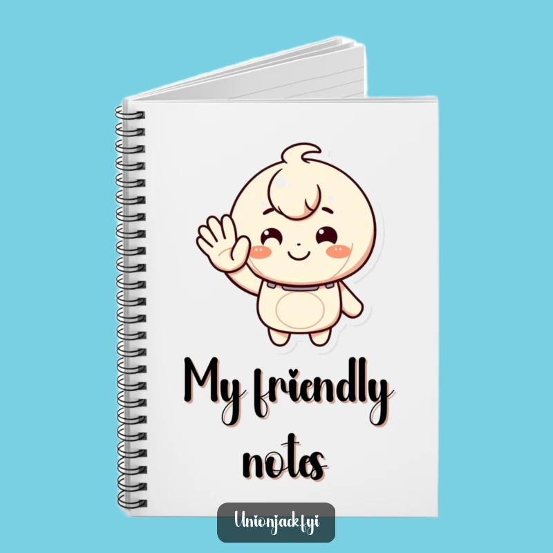 Funny Greeting Notebook: Jot Down Hellos with Warm Wave, Great Gift!