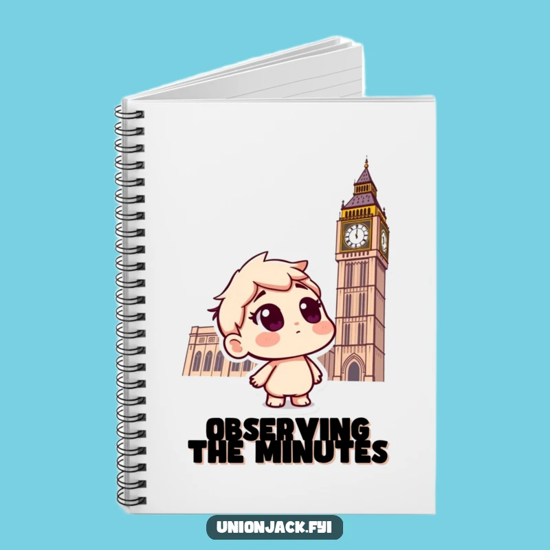 Funny Curious Big Ben Notebook: Hilarious Journal for London Adventures Gift