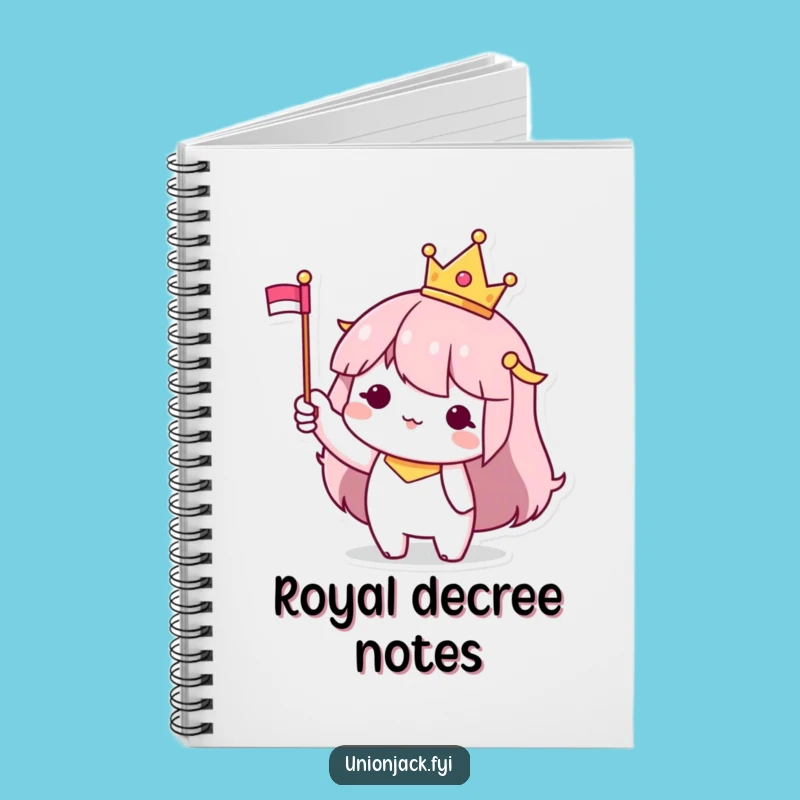 Funny Royal Notebook: Character's Regal Ideas - Journal Your Thoughts with Tiny Crown Flair, A Fun Funny Gift