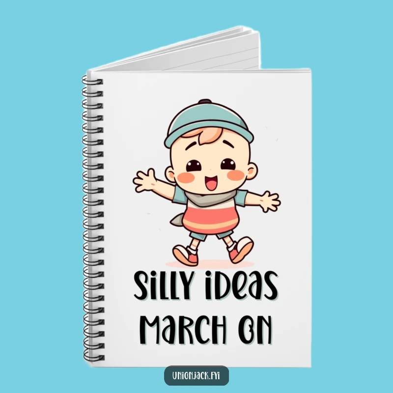 Funny Silly March Notebook: Jot Down Your Unique Steps