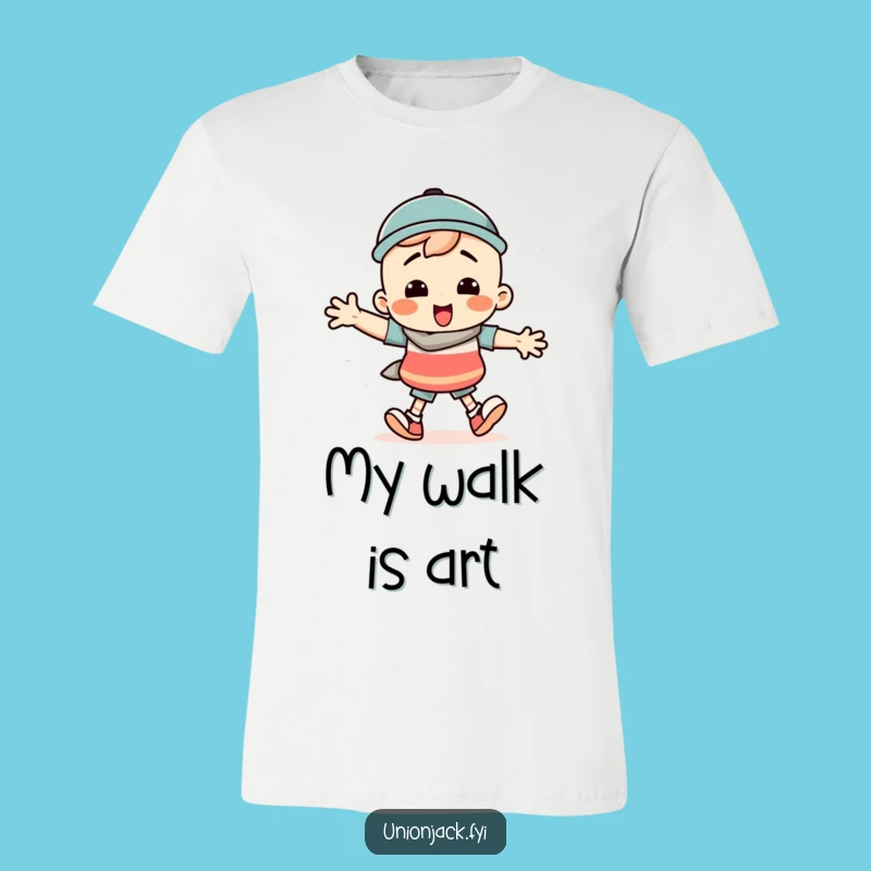 Funny Silly March T-Shirt: March with Exaggerated Joy