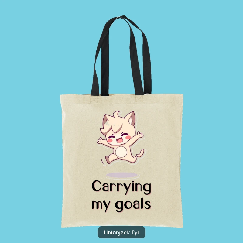 Funny Determined Jumper Tote Bag - Carry Your Drive