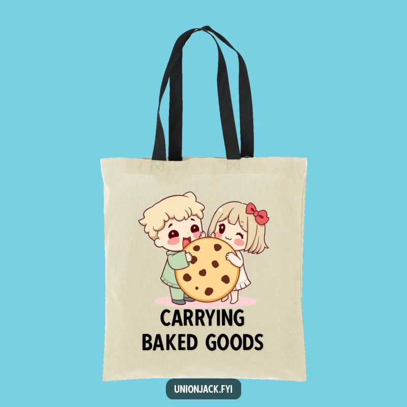 Funny Cookie Sharing Tote Bag: Carry Your Friendship with This Hilarious Bag