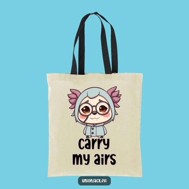 Funny Monocle Face Tote Bag - Carry Your Wit