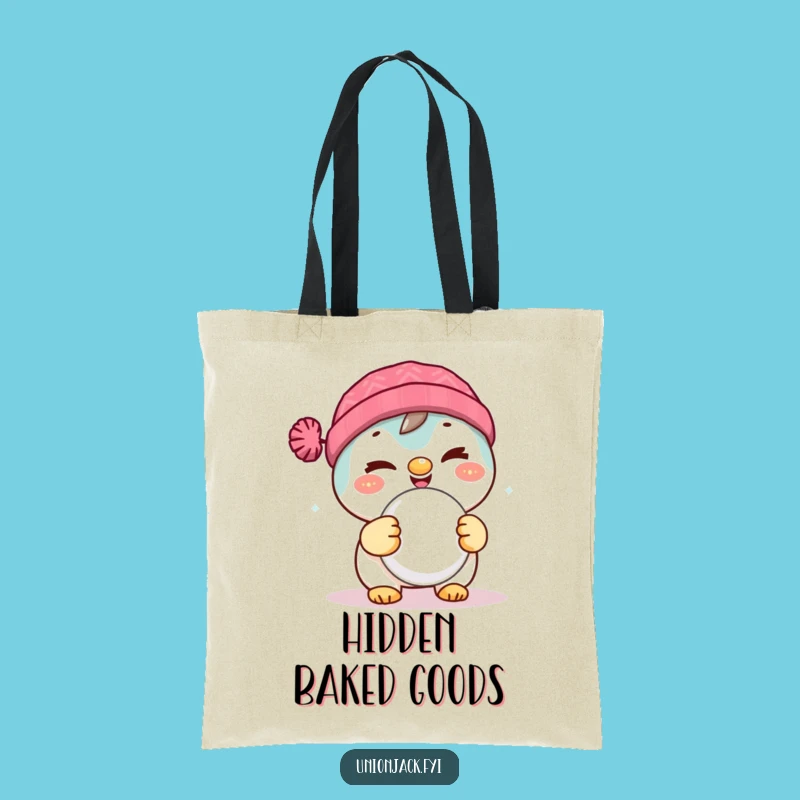 Funny Winking Scone Tote Bag: Carry Your Treats & Laughs Hilariously Gift